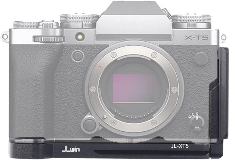 Hersmay X-T5 L Winkle, Aluminium Handgriff L Bracket Plate für Fujifilm X-T5 Arca Swiss Schnellwechs