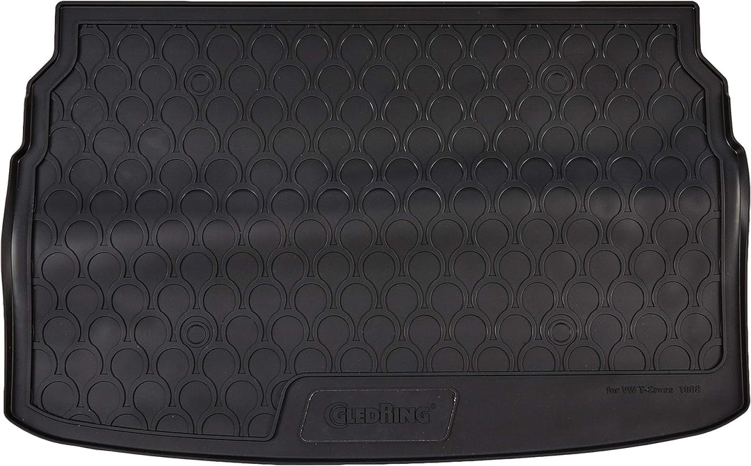 Gledring Rubbasol (Gummi) Kofferraumwanne Volkswagen T-Cross 2019- (Tiefe variabele Ladeboden) Koffe