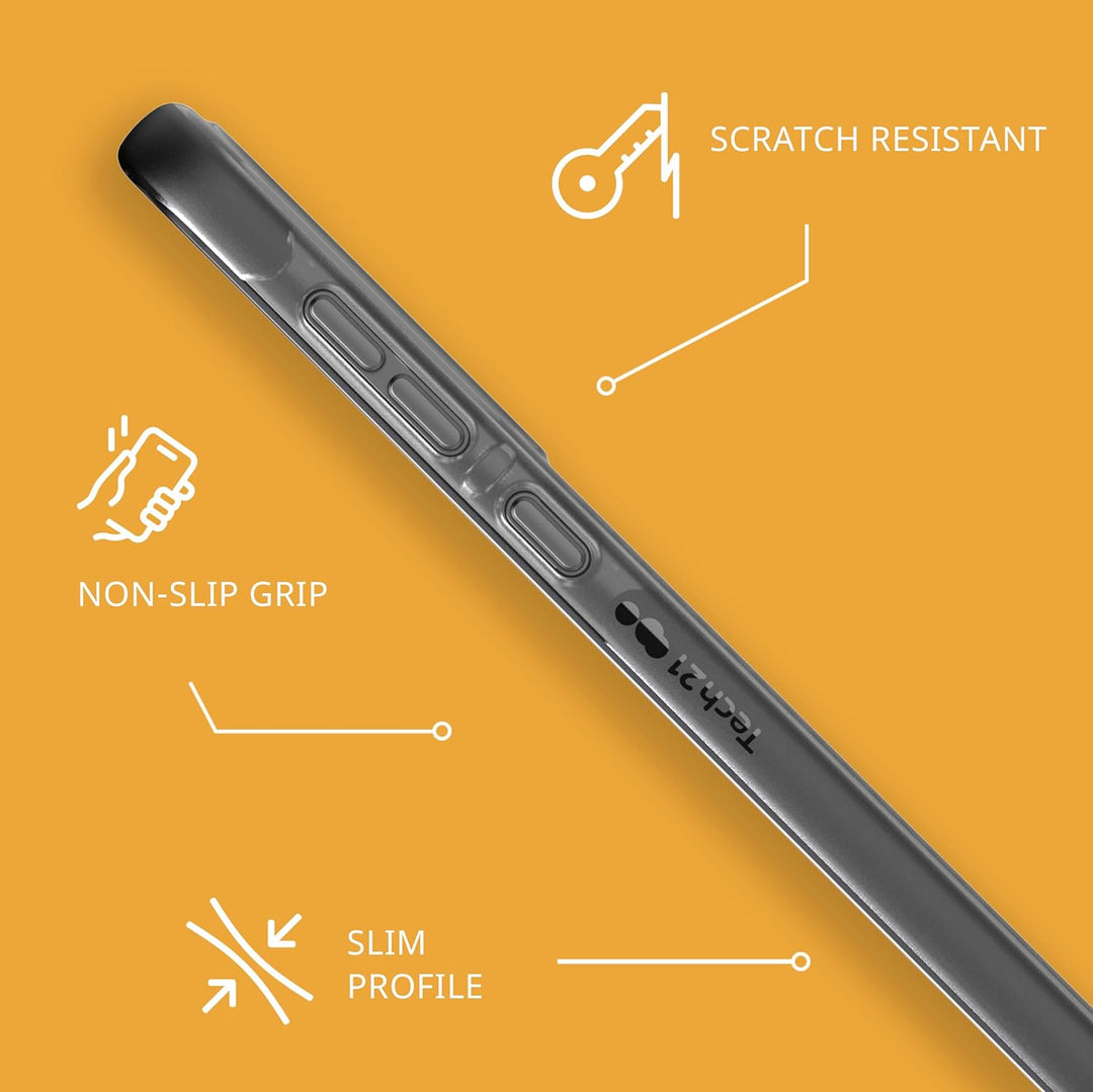 tech21 Evo Check für Samsung Galaxy S23 Plus - Smokey Black 16 Fuss Fallschutz Stossfest Stossfest u