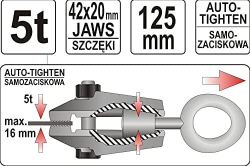 SMALL MOUTH PULL CLAMP 5T