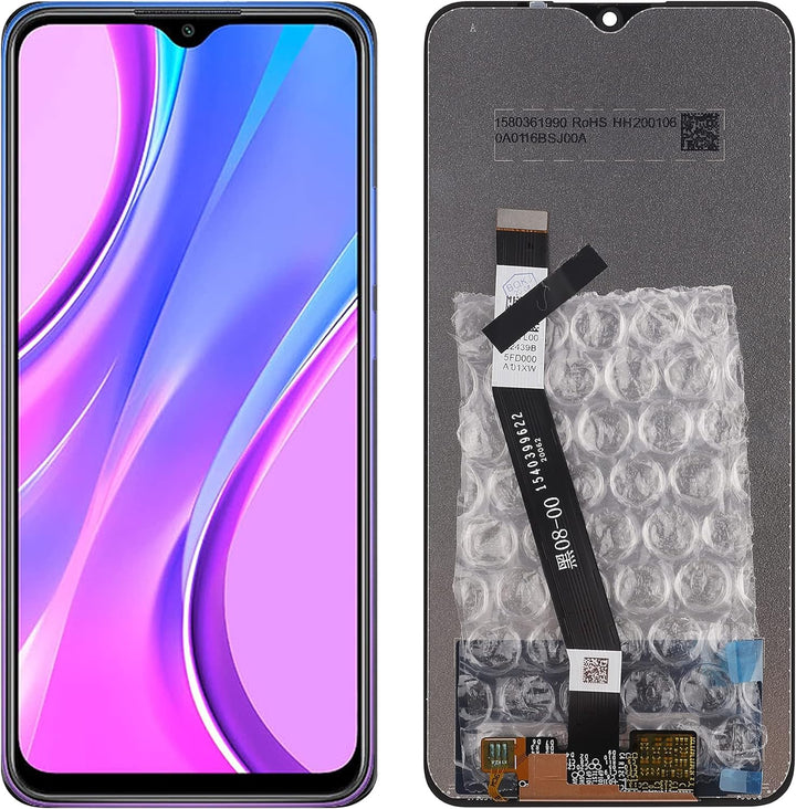 SwarKing LCD Display kompatibel mit Redmi 9 Touch Screen Digitizer (Schwarz ohne Rahmen) Ersatzteile
