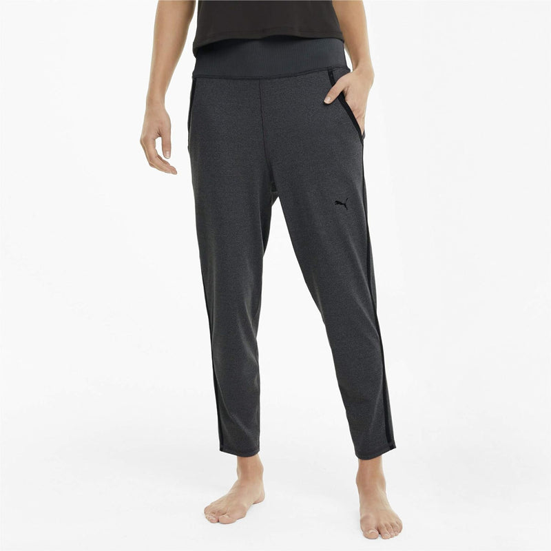 PUMA Damen Studio Rib Jogger Jogginghose M Charcoal Gray Heather, M Charcoal Gray Heather