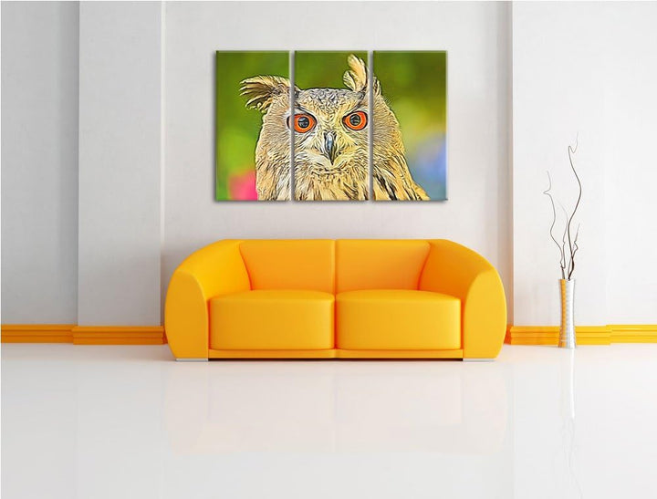 Nachdenklicher Eisbär Spezial 3-Teiler Leinwandbild 120x80 Bild auf Leinwand, XXL riesige Bilder fer