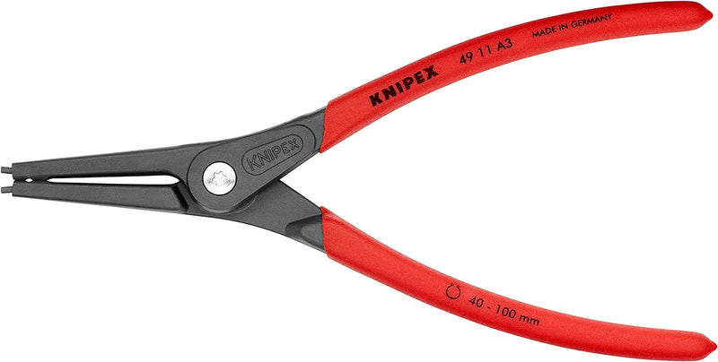 Knipex Sicherungsringzangen-Set 8-teilig 00 19 58 V02 & Präzisions-Sicherungsringzange für Aussenrin