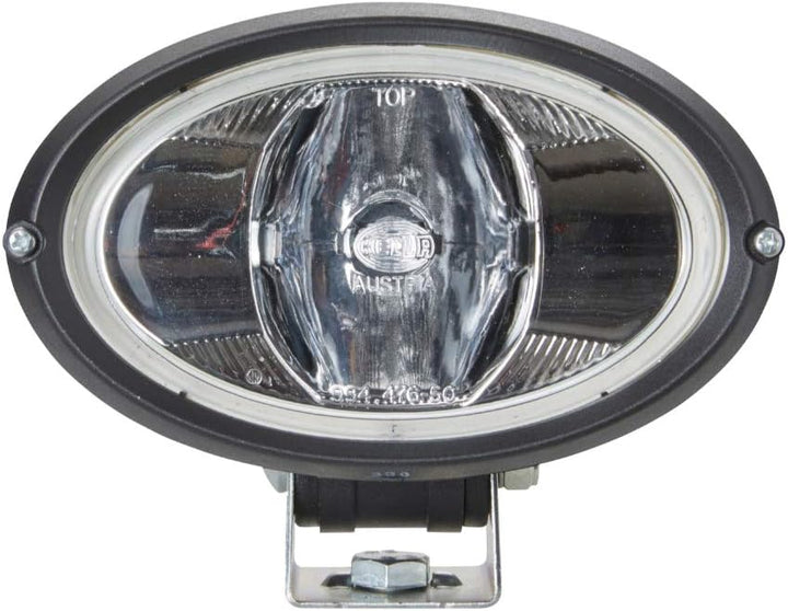 HELLA - Halogen-Arbeitsscheinwerfer - Oval 100 - 12V - Anbau - stehend - weitreichende Ausleuchtung