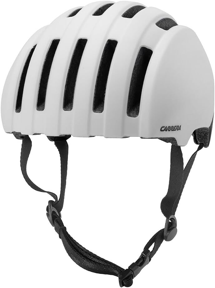 Carrera Precinct Fahrradhelm, mattwhite Black, 55