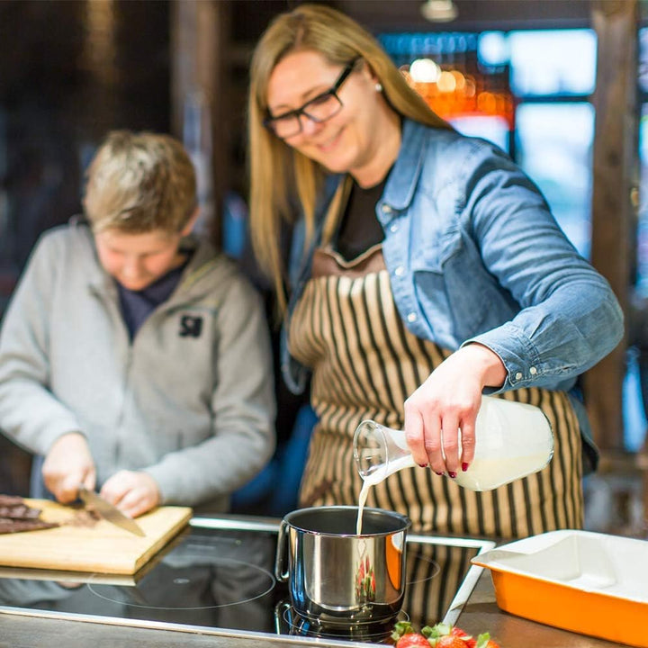 Berndes Milchtopf Injoy Special Edition 14 cm, Induktion, Kochtopf aus Edelstahl, allherdtauglich, M