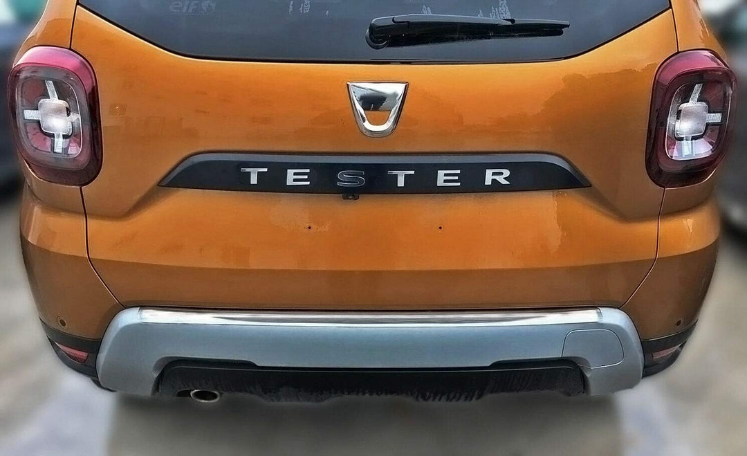 Ladekantenschutz Edelstahl MATT kompatibel für Dacia Duster II | ab 2018 | mit Abkantung | premium Q
