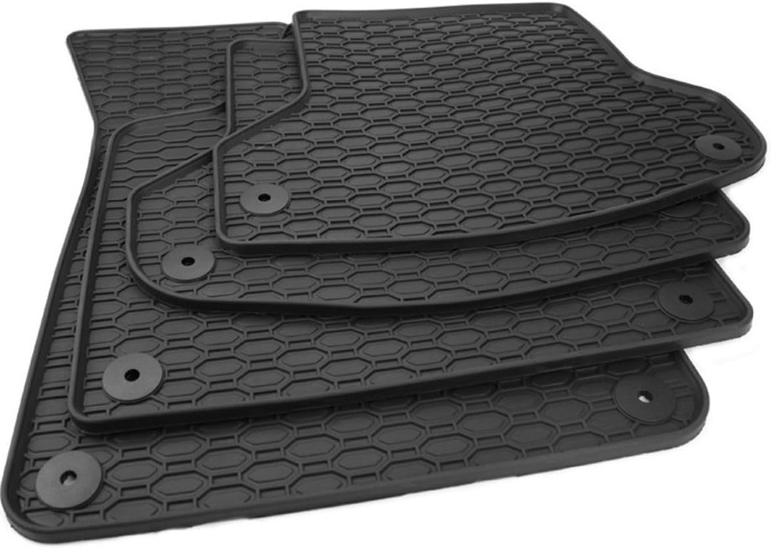 kfz-premiumteile24 Premium Gummimatten Kompatibel mit A3 S3 RS3 (8P) + A3 Sportback Baujahr 05/2003-