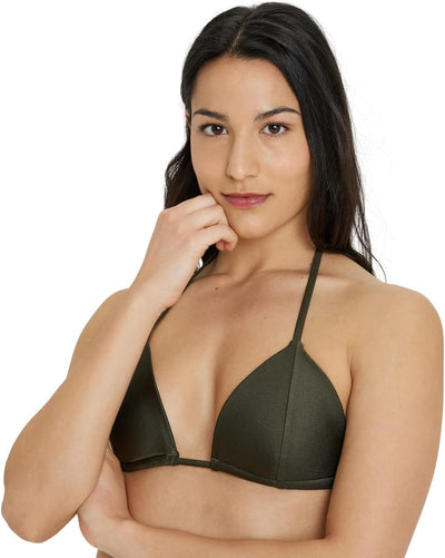 Arena Women's Women's Bikini Triangle Solid Two Pieces 36 Dark Olive, 36 Dark Olive