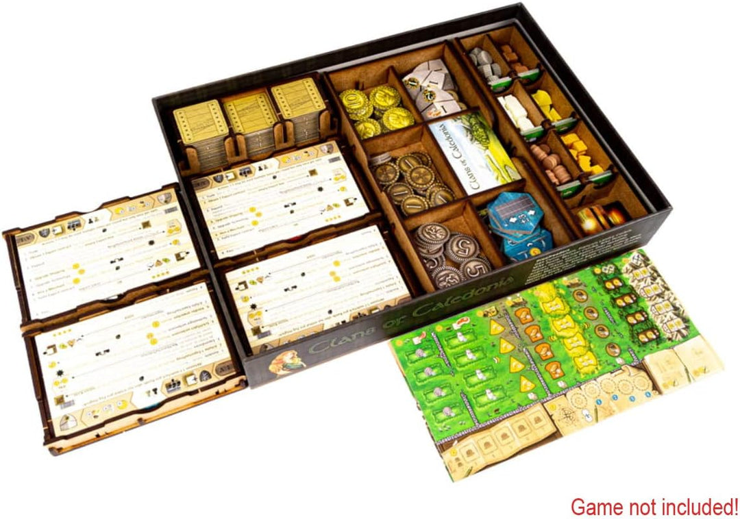 docsmagic.de Organizer Insert for Clans of Caledonia Box - Einsatz, Clans of Caledonia