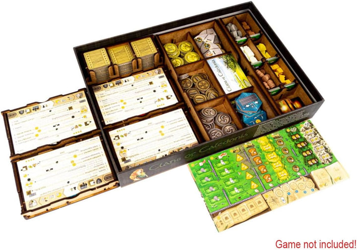 docsmagic.de Organizer Insert for Clans of Caledonia Box - Einsatz, Clans of Caledonia