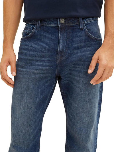 TOM TAILOR Herren Trad Relaxed Jeans 29W / 32L 10120 - Used Dark Stone Blue Denim, 29W / 32L 10120 -
