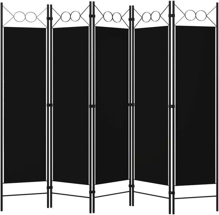 Tidyard 5-TLG.Raumteiler Trennwand Paravent Wand Raumtrenner Wandschirme Stellwand Faltbar Sichtschu