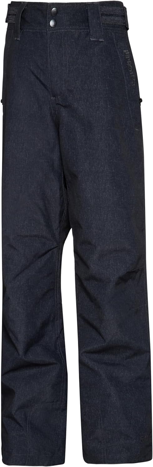 Protest Jungen Levid 19 Skihose/Schneehose 140 Dark Grey Melee, 140 Dark Grey Melee