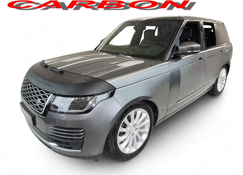 Auto-Bra AB3-00516 Carbon Optik kompatibel mit Range Rover L405 Bj. ab 2012 Haubenbra Steinschlagsch