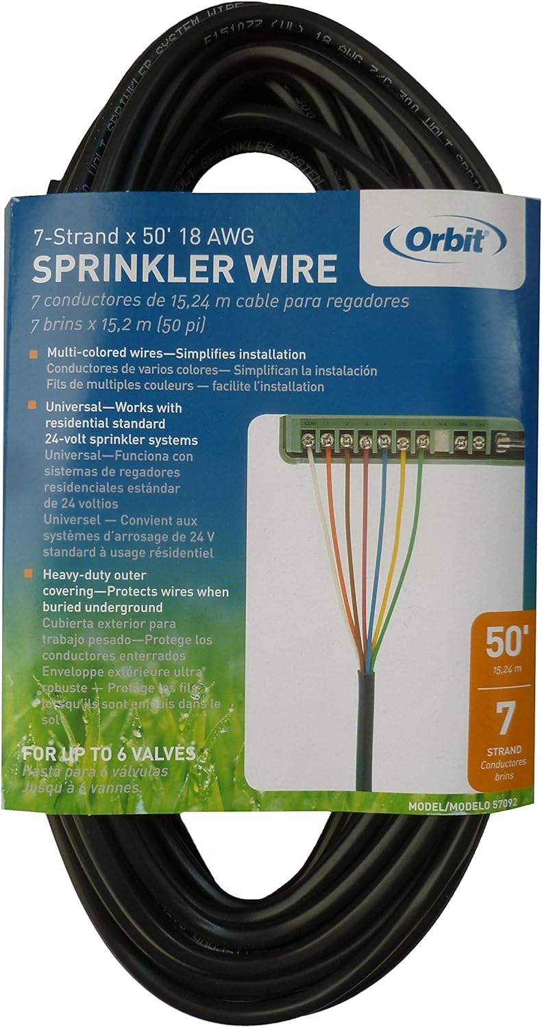 Orbit 57092 Electrical Cable 30 x 15 x 5.5 cm Black 7 Fäden/50 Fuss, 7 Fäden/50 Fuss