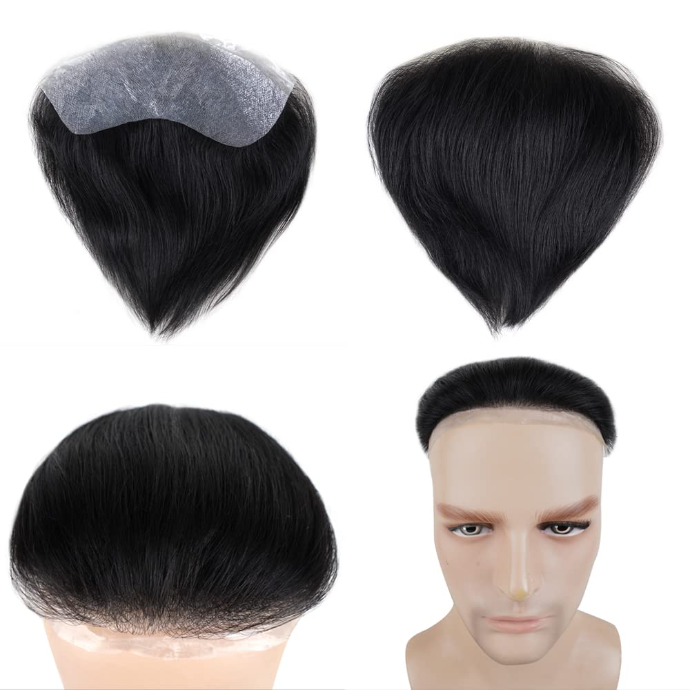 Lordhair Toupet Herren,100% Europäisches Echthaar Herren Toupet Echthaar,V-LOOP Skin Toupet Herren,T