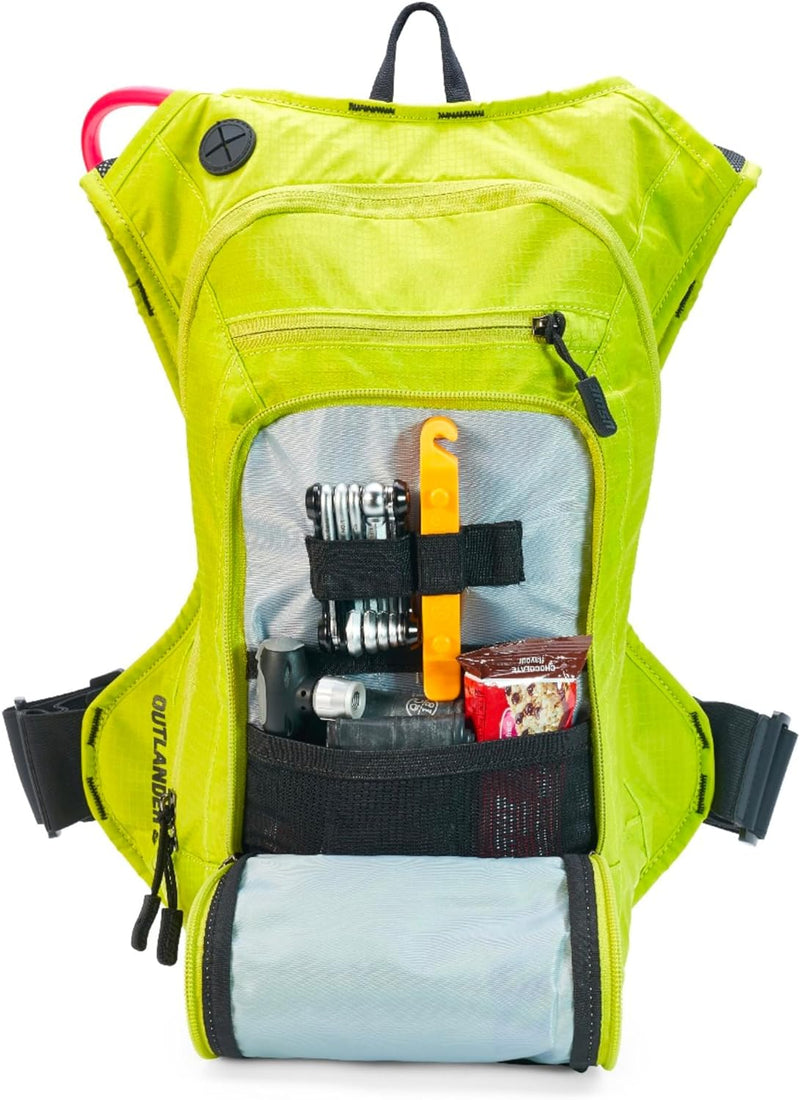 USWE Unisex – Erwachsene Outlander Trinkrucksack 9 Liter Gelb, 9 Liter Gelb