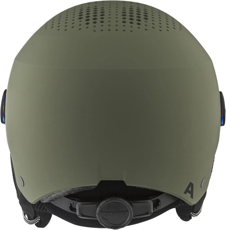 Alpina Arber Visor Q-Lite Herren Skihelm Hardshell-Aussenschale grün grün 54-58, 54-58