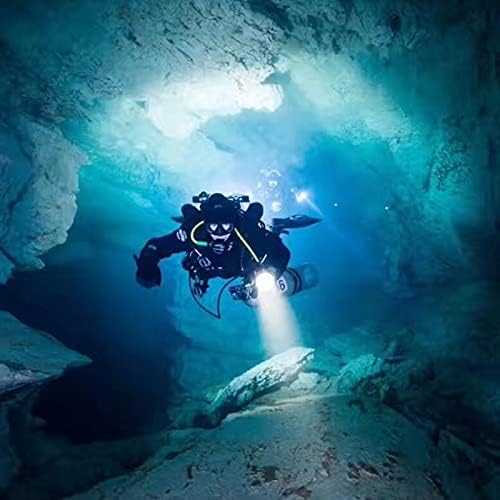 WINDFIRE Tauchstirnlampe, 100000 Lumen Tauchen Schwimmstirnlampe Wasserdichte Unterwasser-Stirnlampe