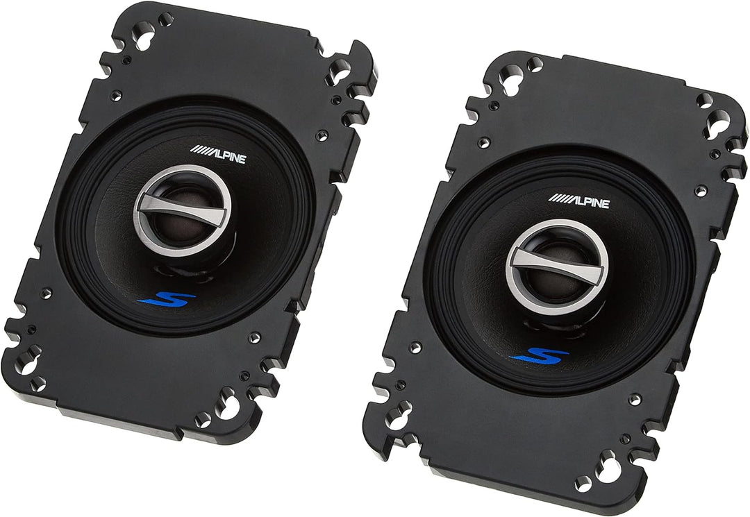 Alpine S-S40-10 cm (4-Zoll) 2-Wege-Koaxial-Lautsprechersystem