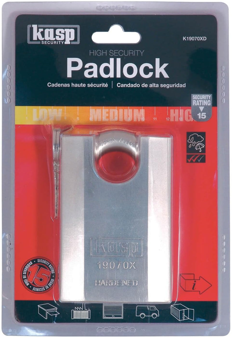 Kasp K19070XD, Silber/grau, Closed Shackle, closed shackle