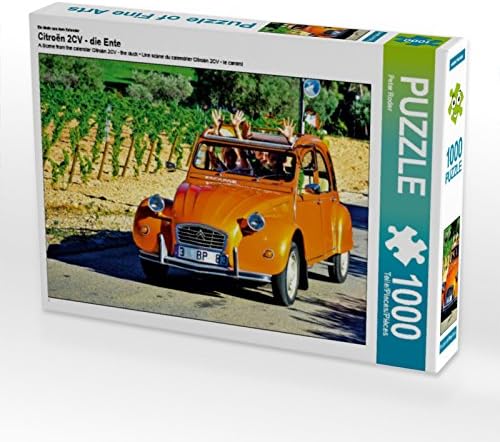 CALVENDO Puzzle Citroën 2CV - die Ente - 1000 Teile Foto-Puzzle für glückliche Stunden, 1000 Teile