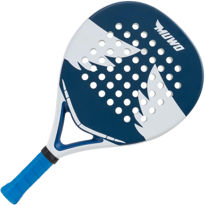 MUWO Sevilla Toledo Salamanca Bilbao Padelschläger für Padel-Tennis. Mit ultraweichem Eva-Kern, Fibe