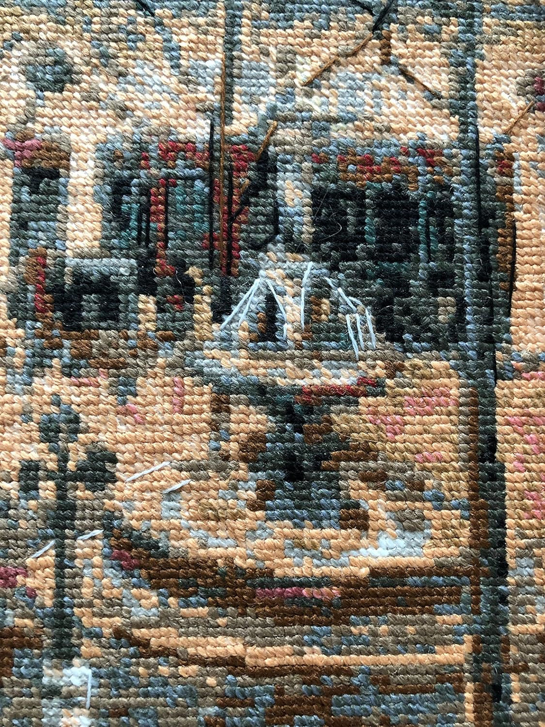 Riolis 1955 Kreuzstich Set Zählmuster, Baumwolle, mehrfarbig, 40x50cm