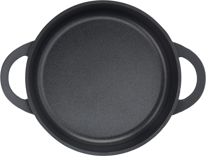 TEFAL E21872 TRATTORIA Servierpfanne 28cm | Aluguss | Gussdeckel | Antihaft-Beschichtung | gute Wärm