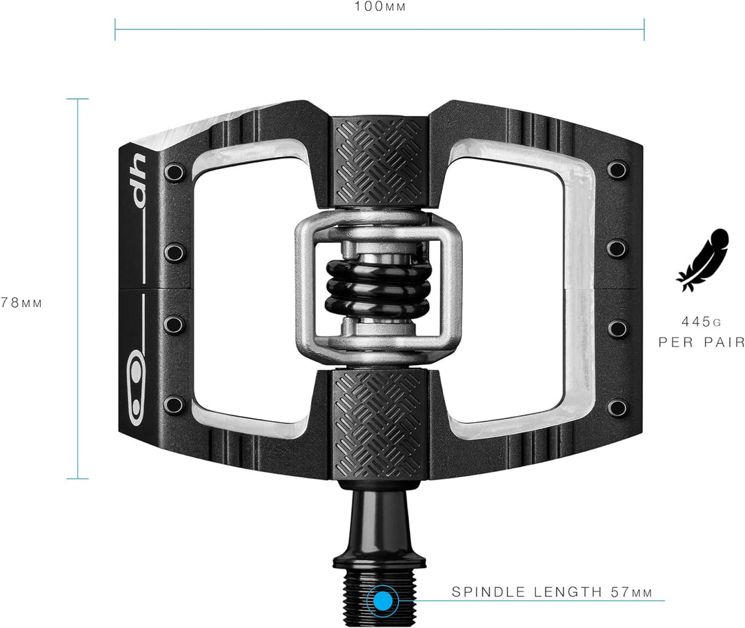 Crank Brothers Mallet Dh Race Pedal Einheitsgrösse Schwarz, Einheitsgrösse Schwarz