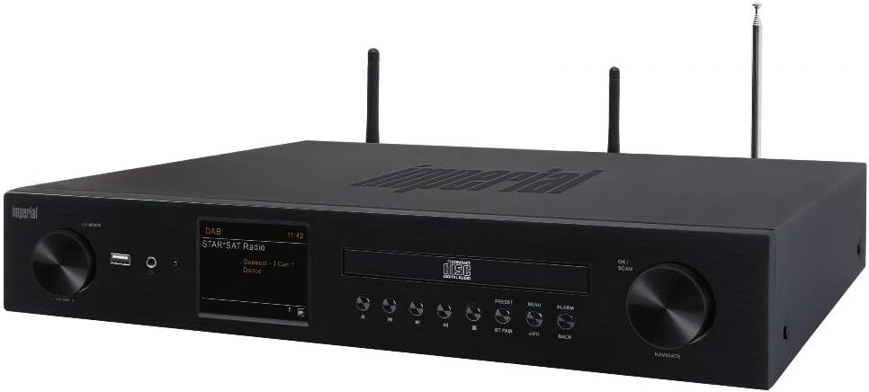 Imperial DABMAN i550 CD HiFi-Verst?rker Internetradio (DAB+/DAB/UKW/WLAN, Bluetooth, Streaming Diens