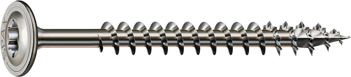 SPAX Holzbauschraube aus Edelstahl rostfrei A2, 8,0 x 50 mm, 50 Stück, T-STAR plus, Tellerkopf, Teil