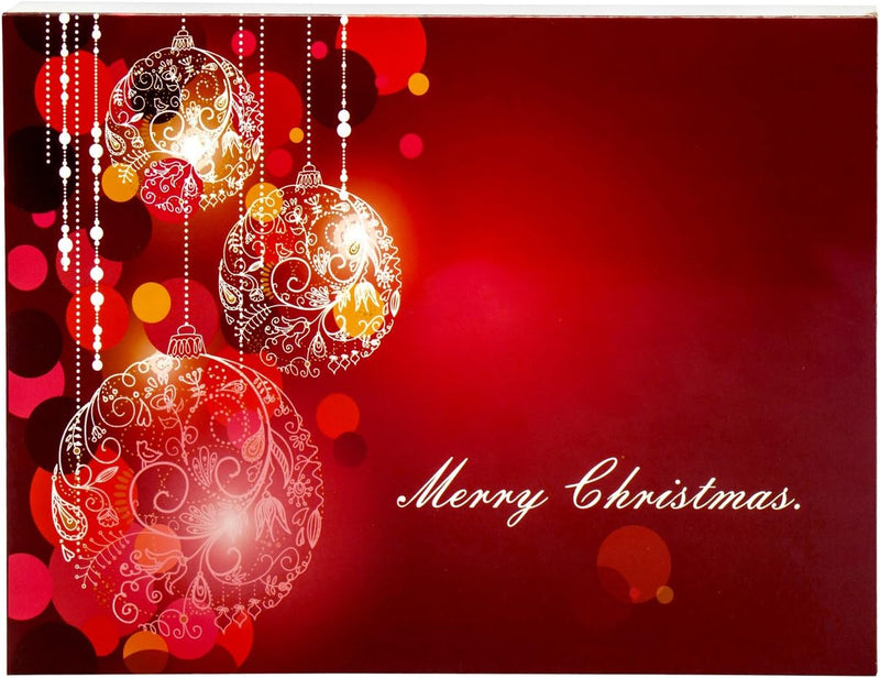 VALIOSA Merry Christmas Mode-Schmuck Adventskalender mit Halskette + 23 individuelle Anhänger aus Ha