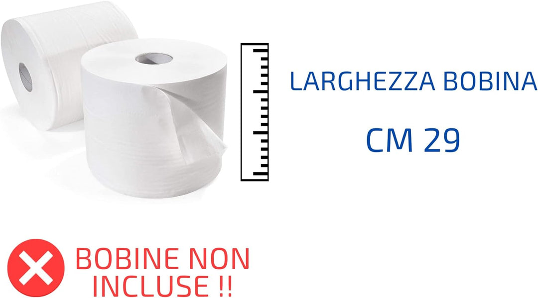 Tecnokit Spender aus Papier, Weiss/Wand