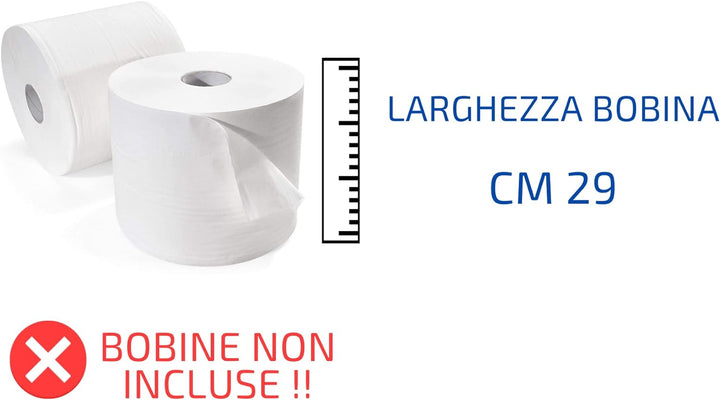 Tecnokit Spender aus Papier, Weiss/Wand