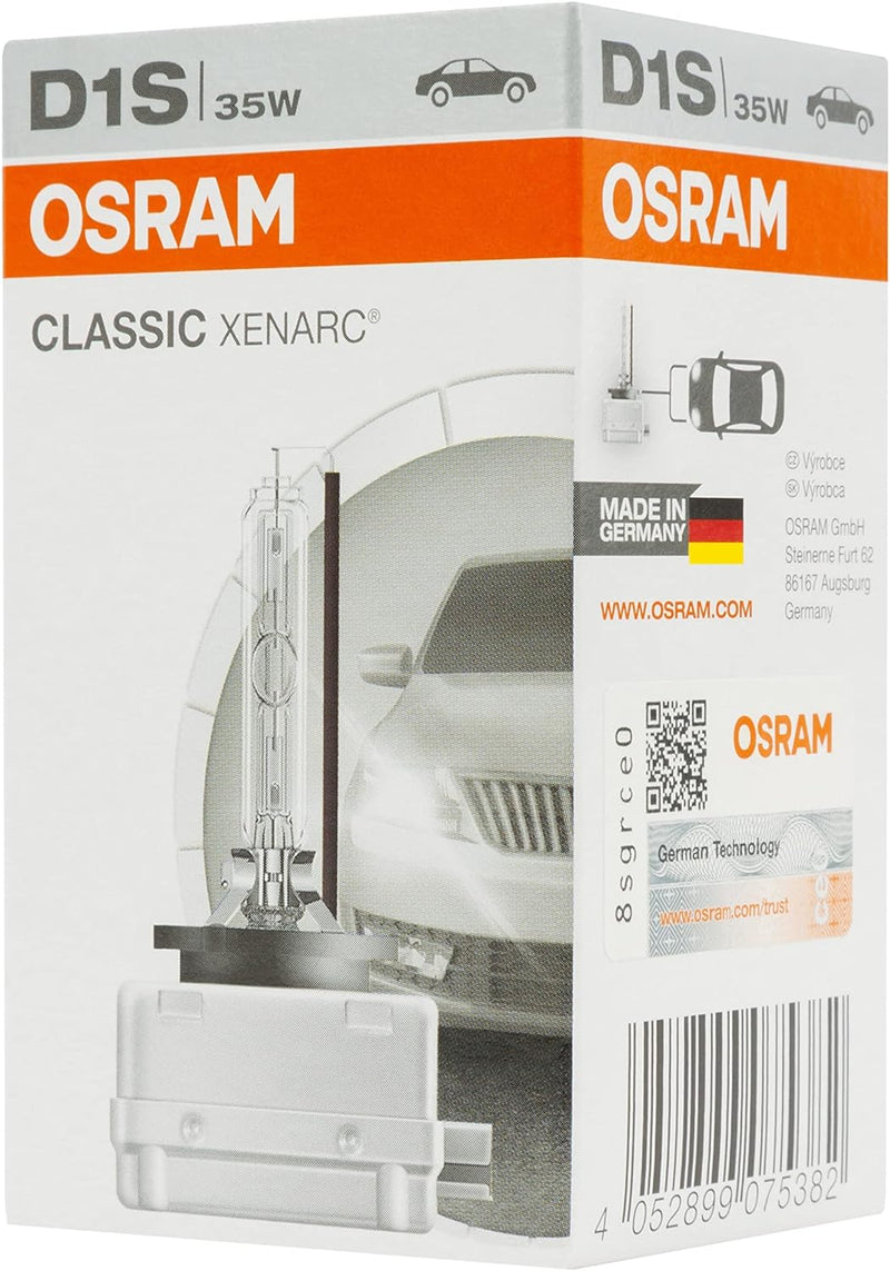 Osram 66140CLC Xenarc Original D1s, Xenon Scheinwerferlampe, 1er Faltschachtel