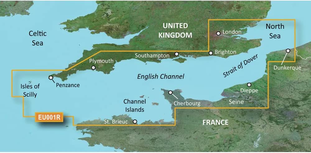 Garmin VEU001R-English Channel, 010-C0760-00 Manche, Manche