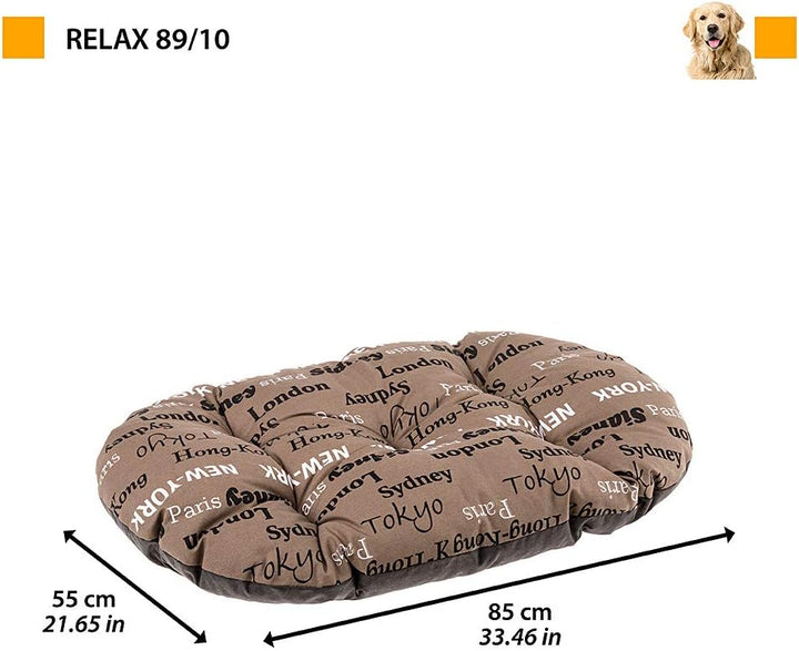 FERPLAST Hundebett Gross - Hundebett Waschbar - Hundekissen - Matte für Hundehütten, Zwinger und Aut