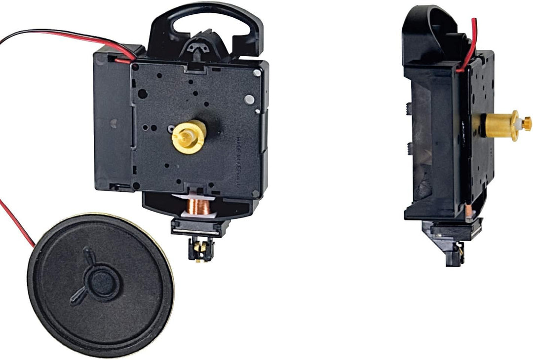 Hermle Quarzpendeluhrwerk 2214 - Ideal für Uhren-Selbermacher - Bim-Bam- oder Westminsterschlag wähl