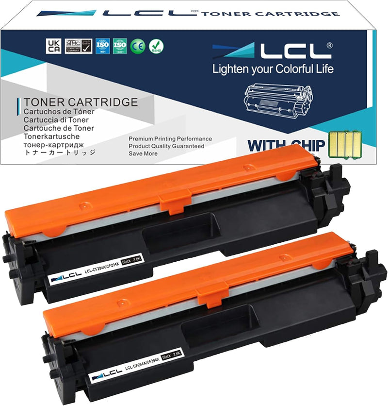 LCL CF294A CF294X 2800 Seiten（2-Pack，Schwarz ） Toner Kompatibel für HP Laserjet Pro M118 M148 M118dw