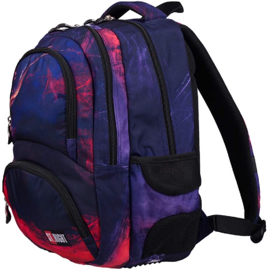 St.Right Flames Set Rucksack mit Kühltasche + Federmäppchen für die Grundschule, mittelgross