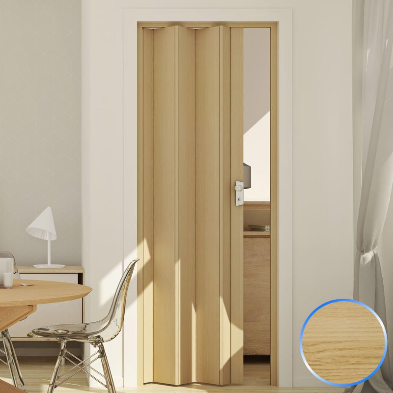 Innenraum Falttür in PVC Holz Buche 83x214 cm mod. Maya, Buche