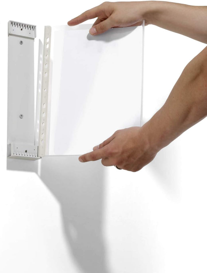 Durable Sichttafelwandhalter Function Wall 10, mit 10 farbig sortierten Sichttafeln, 569100 Wand 10