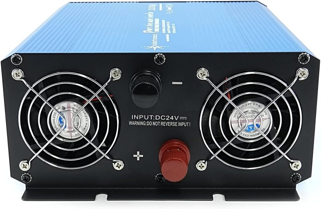 Spannungswandler Inverter 24V 2000/4000 Watt reiner SINUS incl. 7 m Fernbedienung