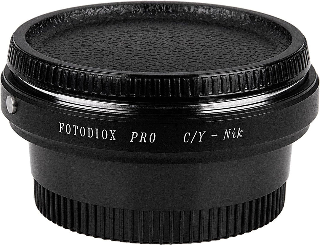 Fotodiox Pro Lens Mount Adapter Compatible with Contax/Yashica (CY) Lenses on Nikon F-Mount Cameras
