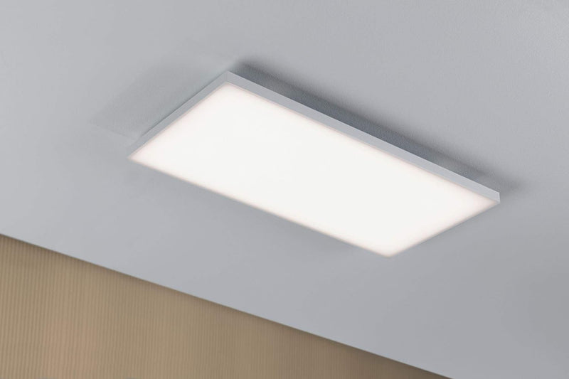 Paulmann 79819 LED Panel Velora eckig incl. 1x29 Watt Deckenlampe Weiss matt Lichtpanel Metall Decke