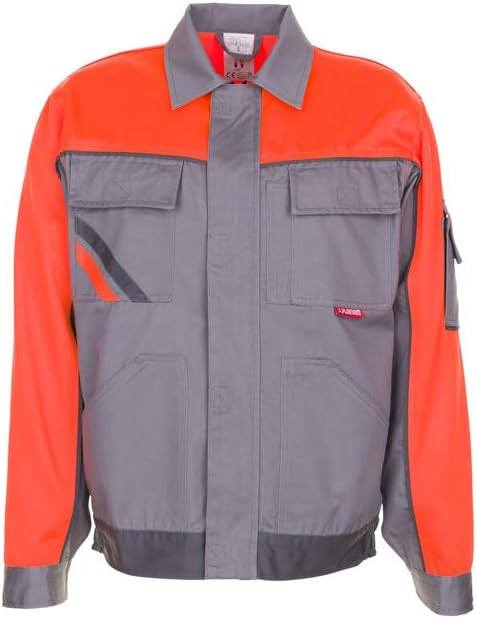 Planam Grösse 68 Herren Visline V1 Bundjacke zink orange schiefer Modell 2410