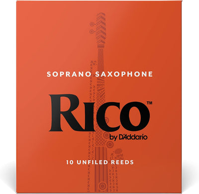 RICO Blätter für Sopransaxophon Stärke 4.0 (10 Stück) Stärke 4.0 10 Packung, Stärke 4.0 10 Packung